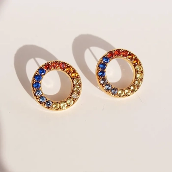 Hawaiian Gleam Circle Studs