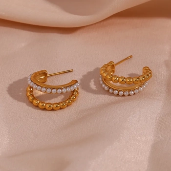 Céleste Curve Studs