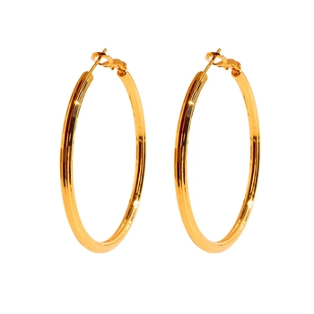 Golden Loopform Earrings