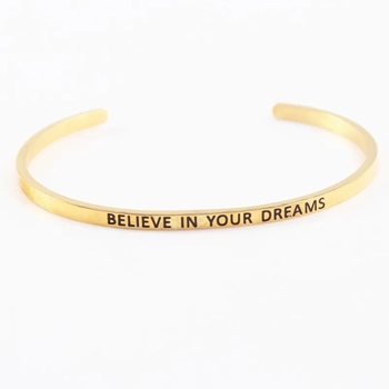 Tumi Bangle - Believe In Your Dreams 