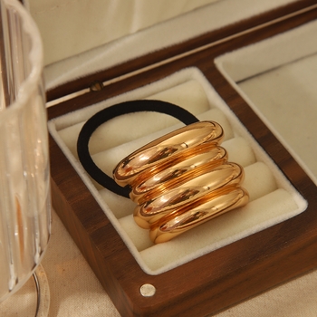 Abena Zahara Hair Tie - Gold Pattern 