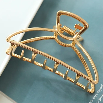 Nova Metal Hair Claw - Gold 