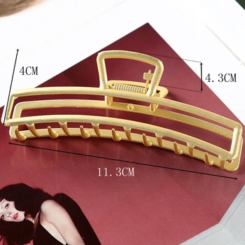 Nova Metal Hair Claw - Gold 