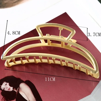 Nova Metal Hair Claw - Gold 