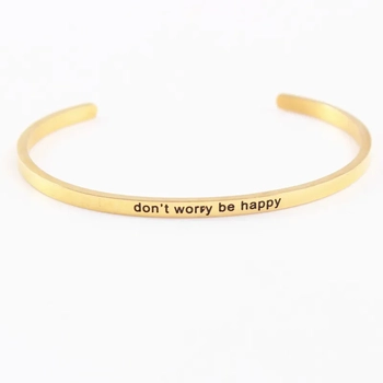 Tumi Bangle - Don't Worry Be Happy 