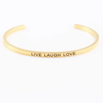 Tumi Bangle - LIVE LAUGH LOVE 