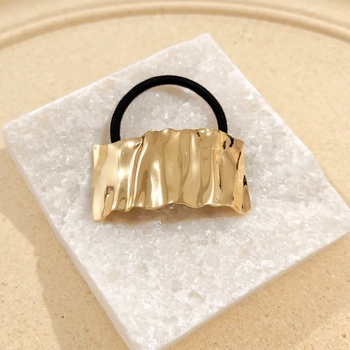 Abena Zahara Hair Tie - Rectangular Pleated 