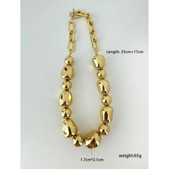 Vera Gold Statement Collar Necklace - Default M