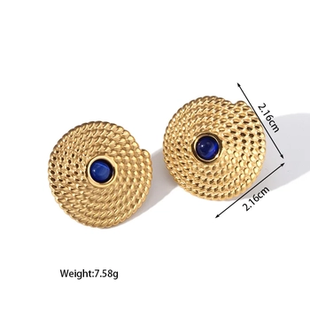 Ophelia Azure  Stud Earrings - Default M
